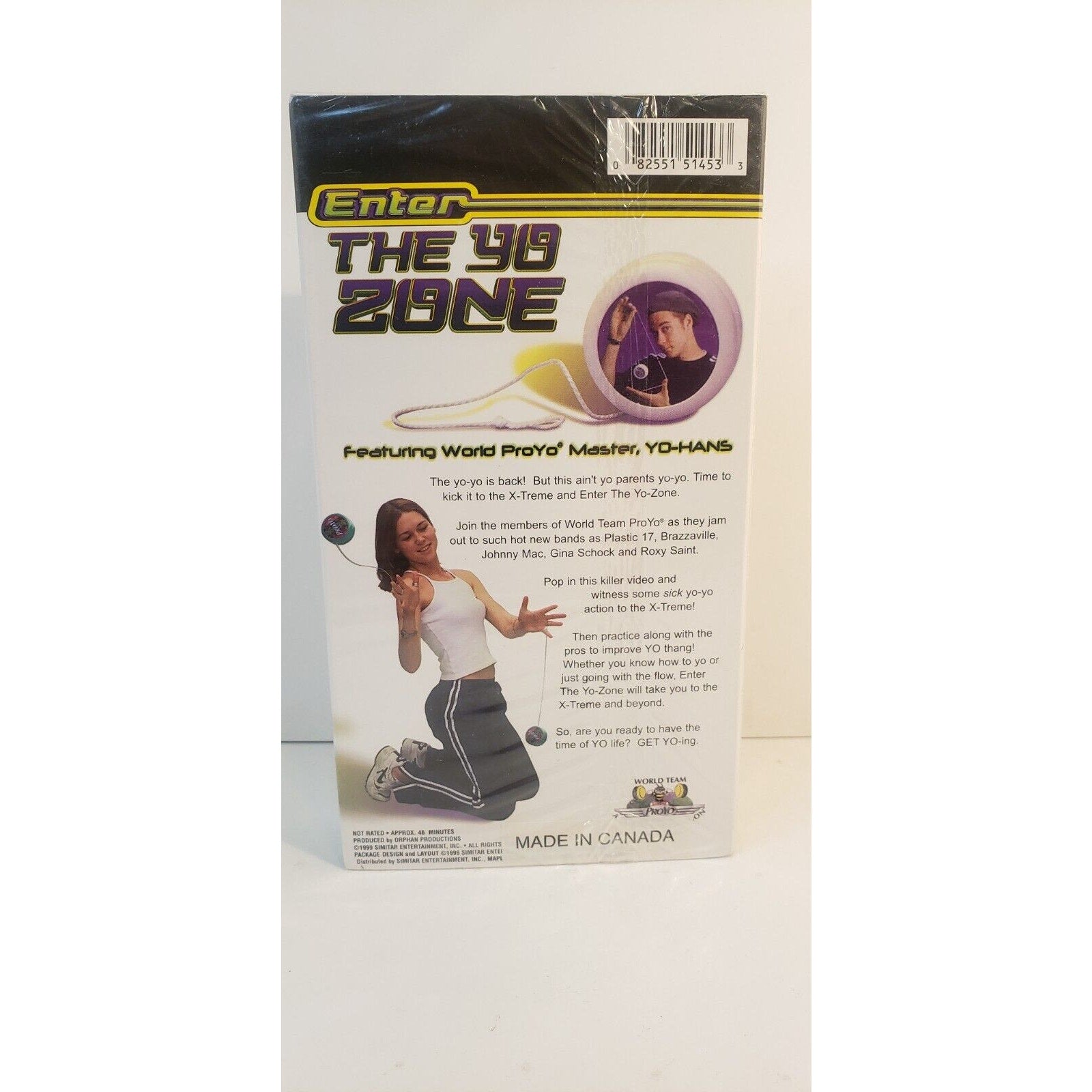 Enter The Yo Zone: X-Treme Yo-Yo RARE Simitar 1999 VHS NEW Sealed