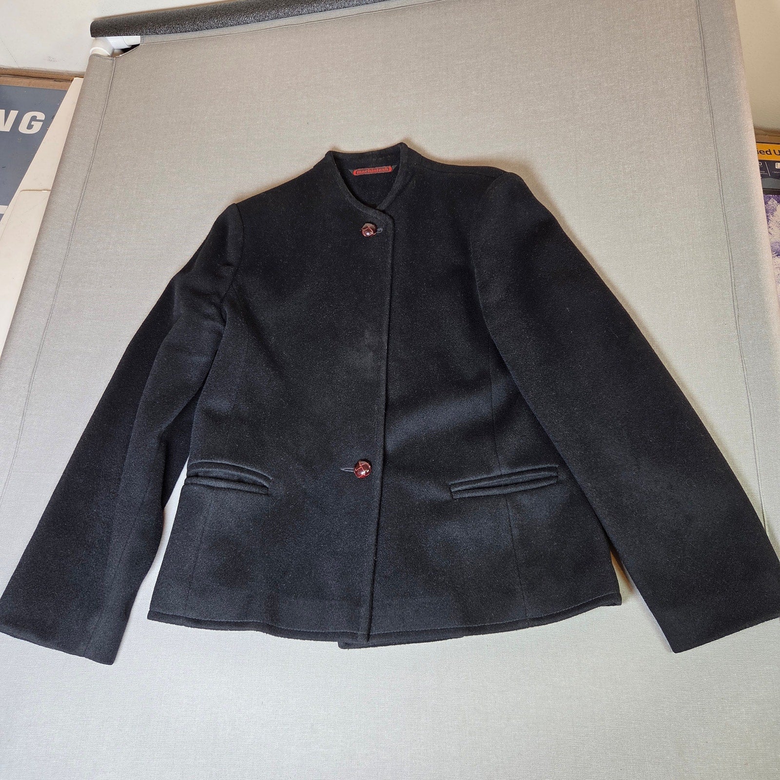 Mackintosh Vintage Wool Jacket Womens 8 USA Made Union ILGWU