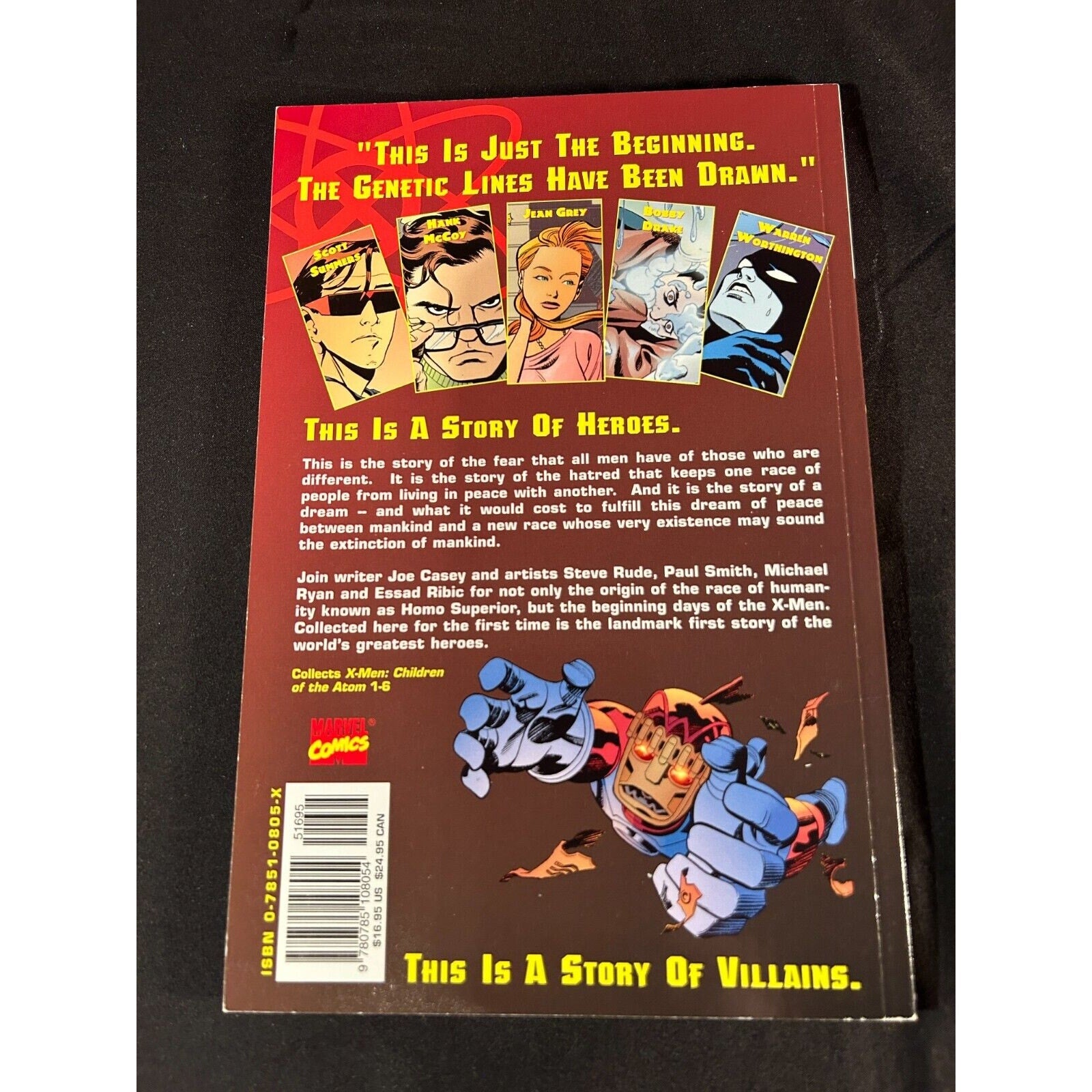 X-men Graphic Novel Package; Mutant Genesis, Children of the ATOM and