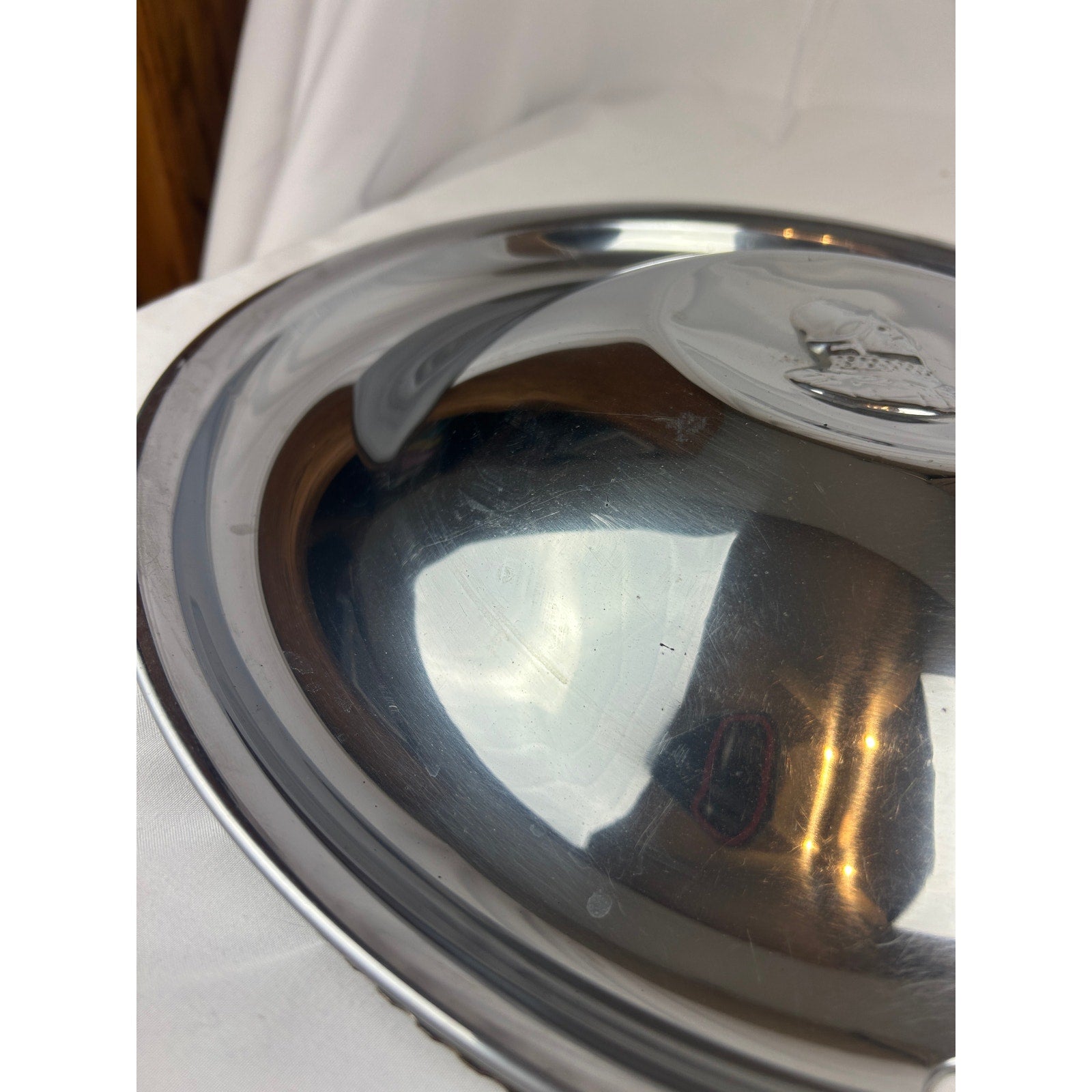 1951–1952 DeSoto Deluxe 15 Inch Chrome Hubcaps Set of 4 Vintage