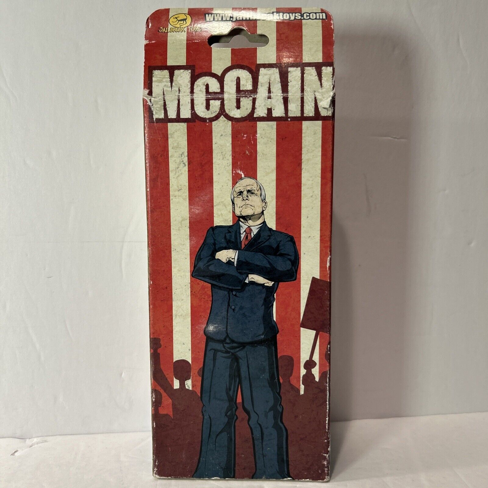 John McCain A Call To "Action" Figure Jailbreak Toys 2008 Tandem Brick