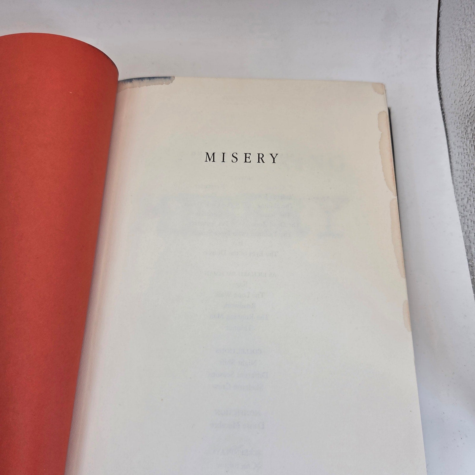 Stephen King Misery 1987 First Edition Hardcover Viking DJ $18.95 Unclipped