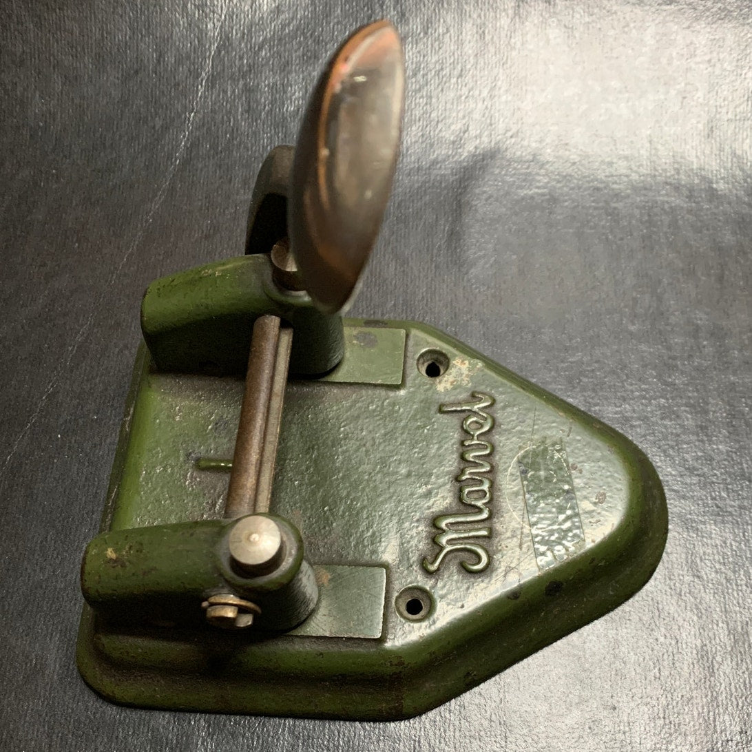 Vintage Wilson Jones Marvel No. 135 Two Hole Paper Punch Cast Metal USA