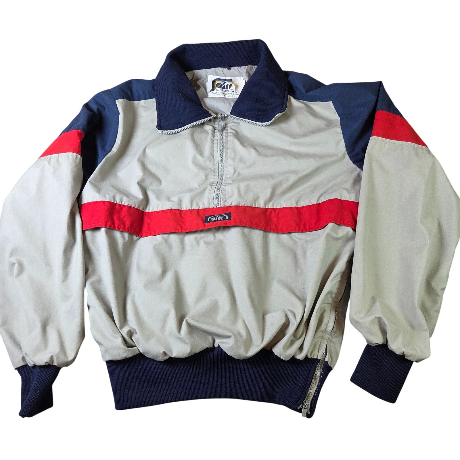 AMC Ski & Sportswear 1/4 Zip Jacket Made in USA Men’s L Vintage