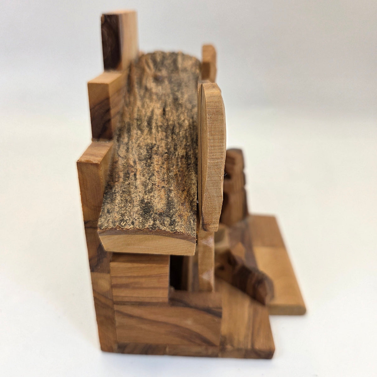 Hand Carved Olive Wood Nativity Scene Made in Israel G&G International Box
