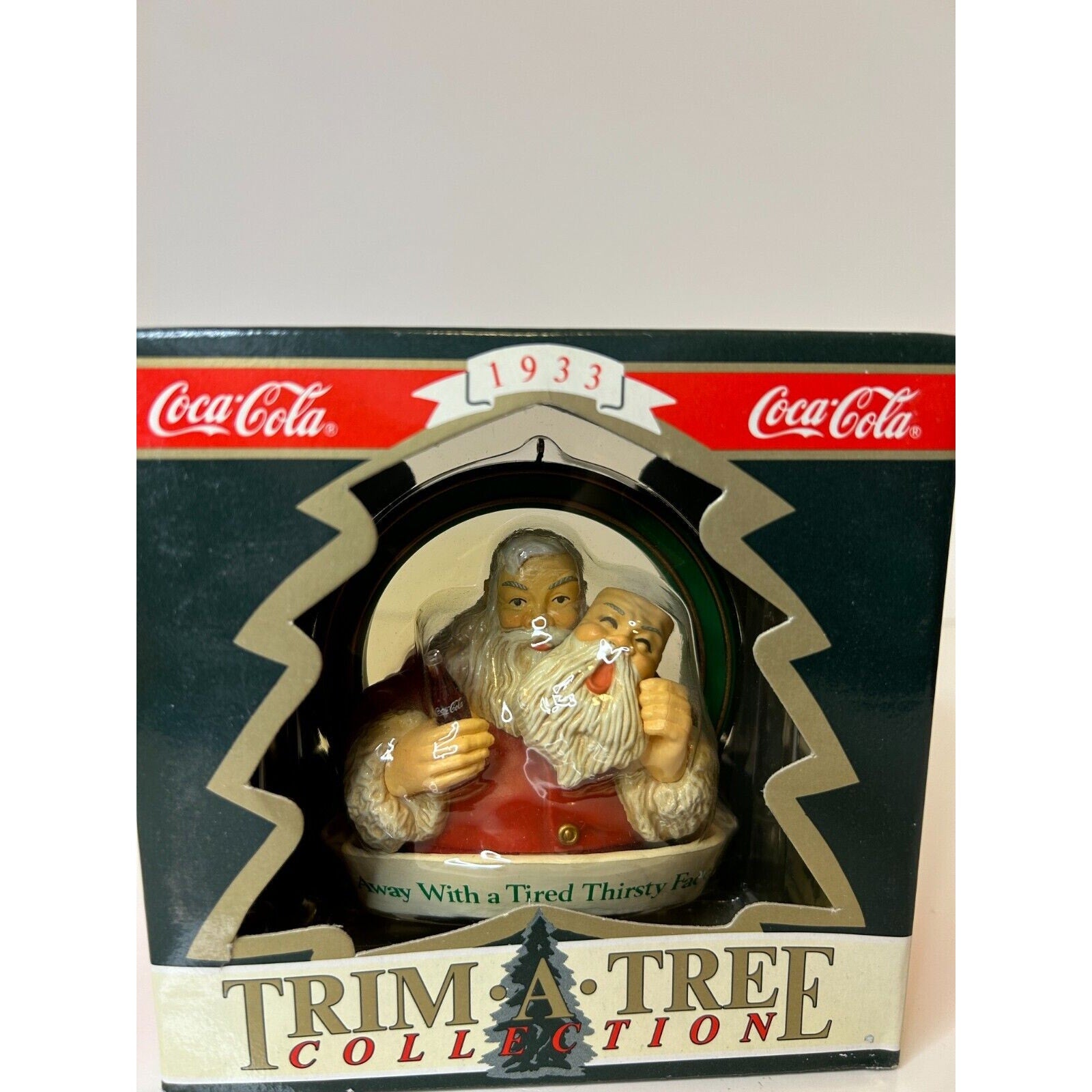 Coca-Cola Trim-A-Tree Collection Ornaments Set of 2 – Vintage 1990s x92