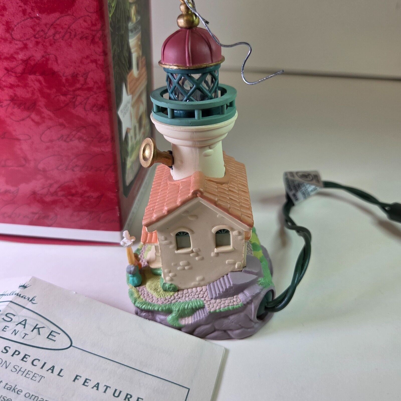 Hallmark Keepsake Ornament Lighthouse Greetings 1998