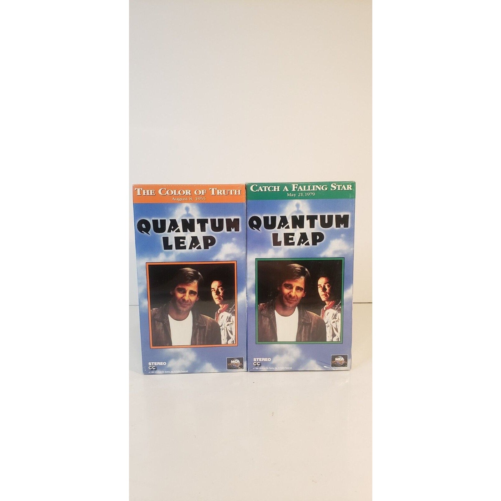 Quantum Leap VHS New Sealed Lot of 2 - Catch A Fallen Star/The Color of Truth