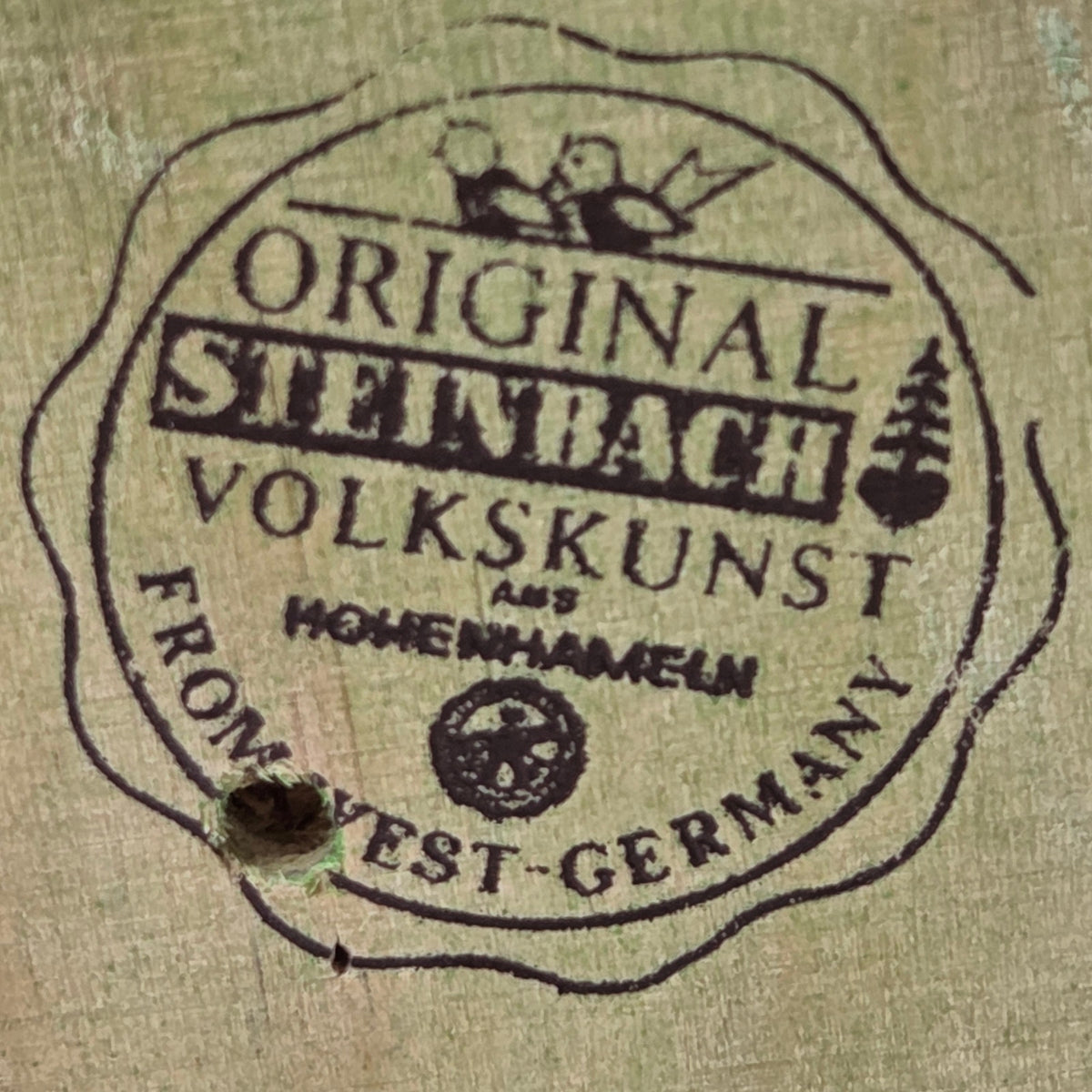 Steinbach West Germany Woodsman Smoker Nutcracker Axe Lantern Vintage