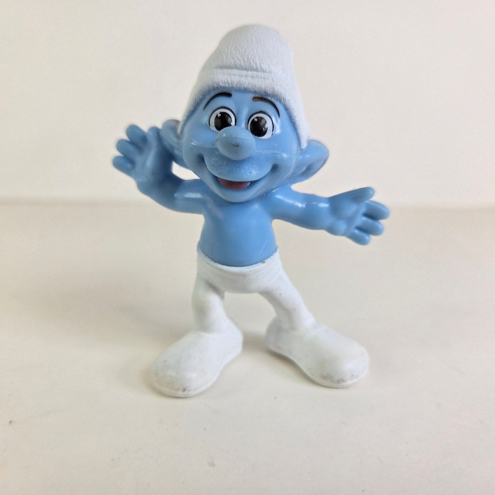 Smurfs PVC Figure – 2015 McDonald’s Happy Meal Toy, Blue & White, 3.5" Tall