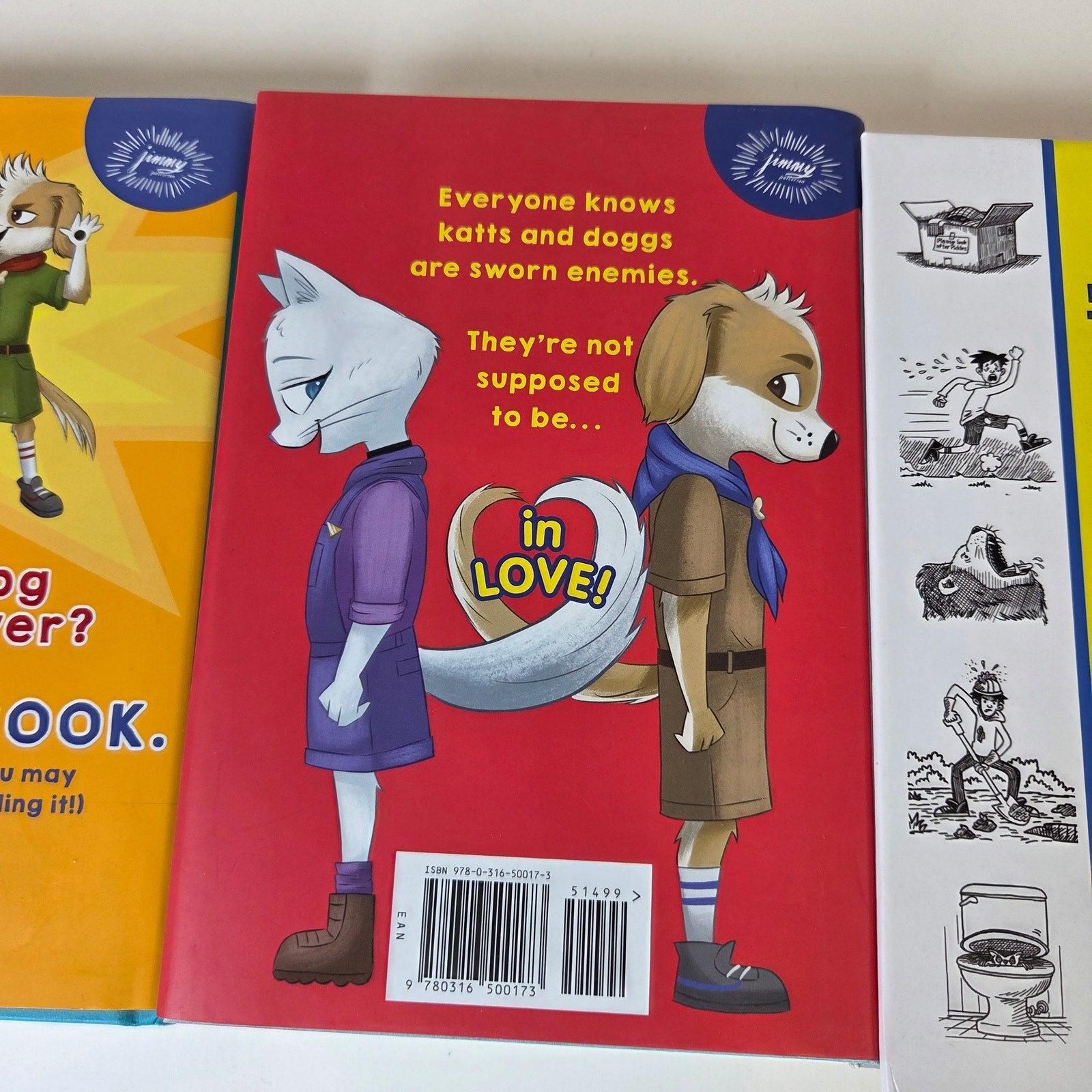 James Patterson Kids Books Lot of 3 Hardcover Kat vs Dogg Middle School