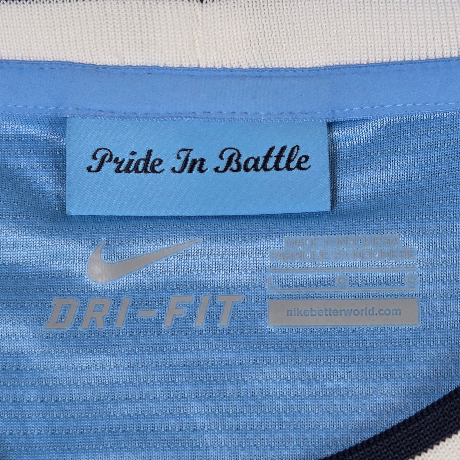 Nike Manchester City 2013-14 Home Authentic Soccer Jersey Dri-FIT FC Size L