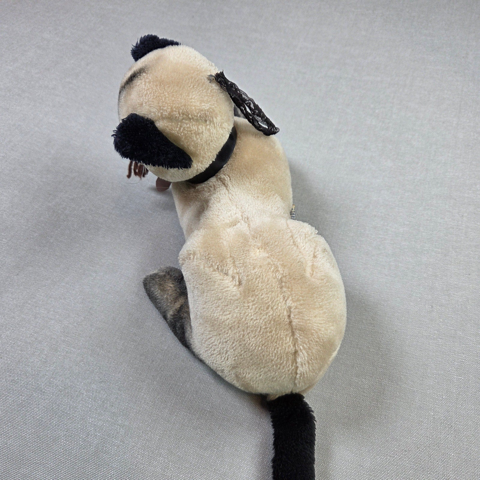 Vintage Dakin Siamese Cat Plush Stuffed Animal Blue Eyes Korea 21” VTG