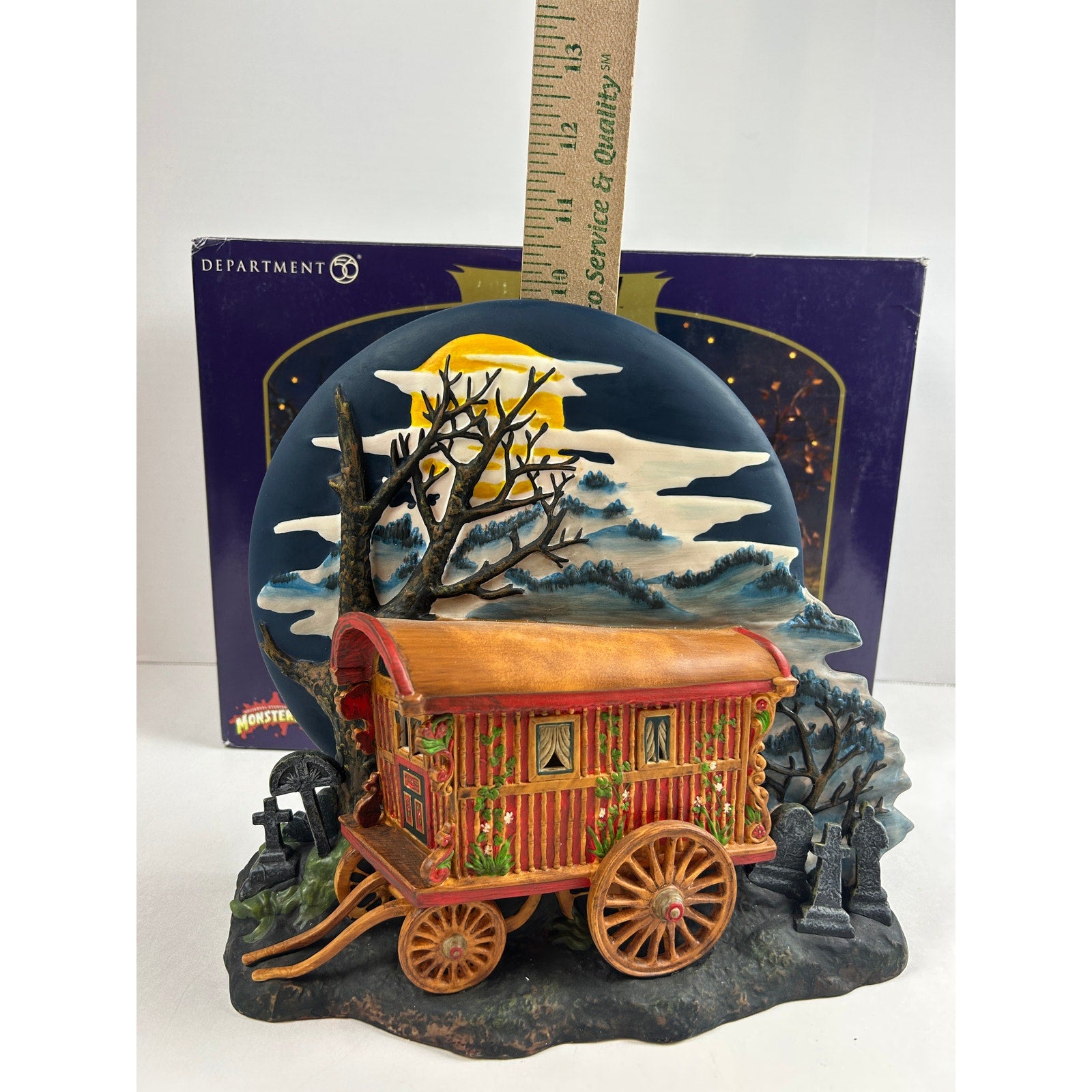 Department 56 The Wolf Man’s Curse 59304 — Lighted Universal Monster Display