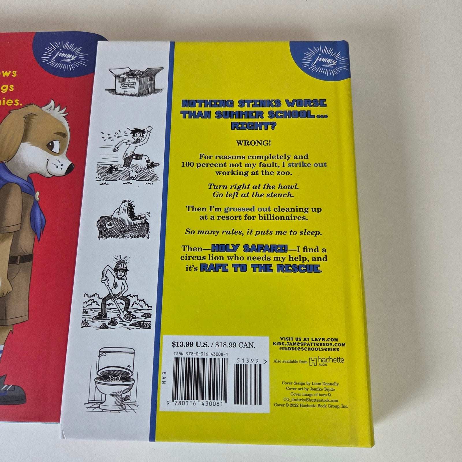 James Patterson Kids Books Lot of 3 Hardcover Kat vs Dogg Middle School