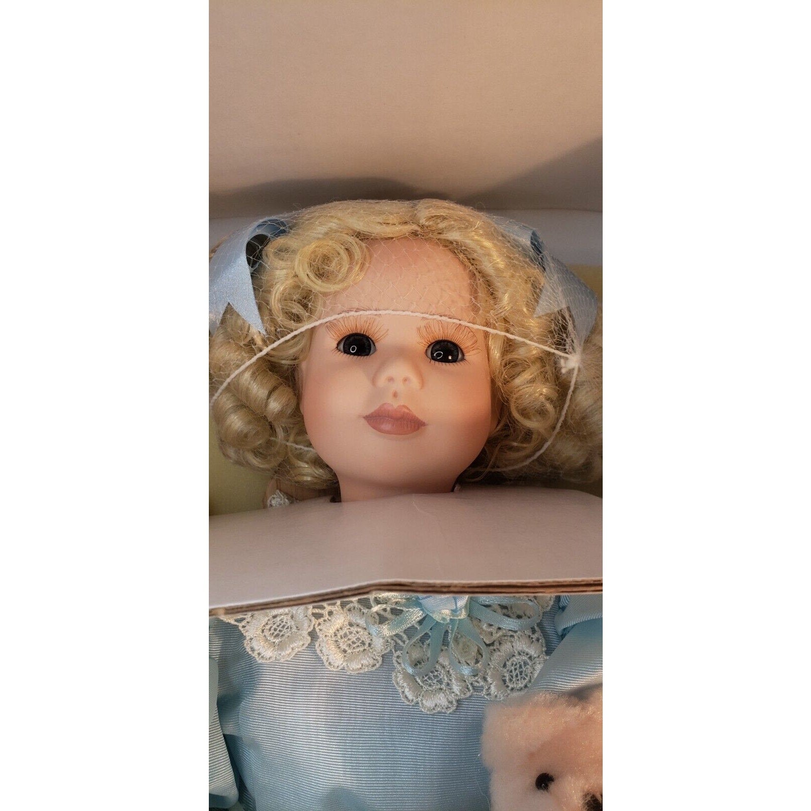 Elite Doll Alyssa by Shirley Peck 21" Porcelain Doll Ltd Ed #172/3000 w/COA