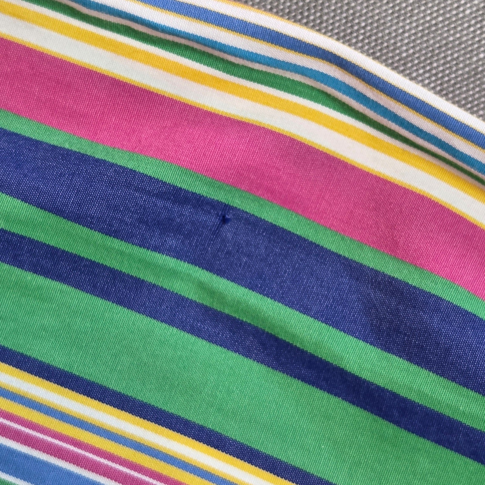 Polo Ralph Lauren XL Multicolor Stripe Button Up Cotton Regent Fit Shirt