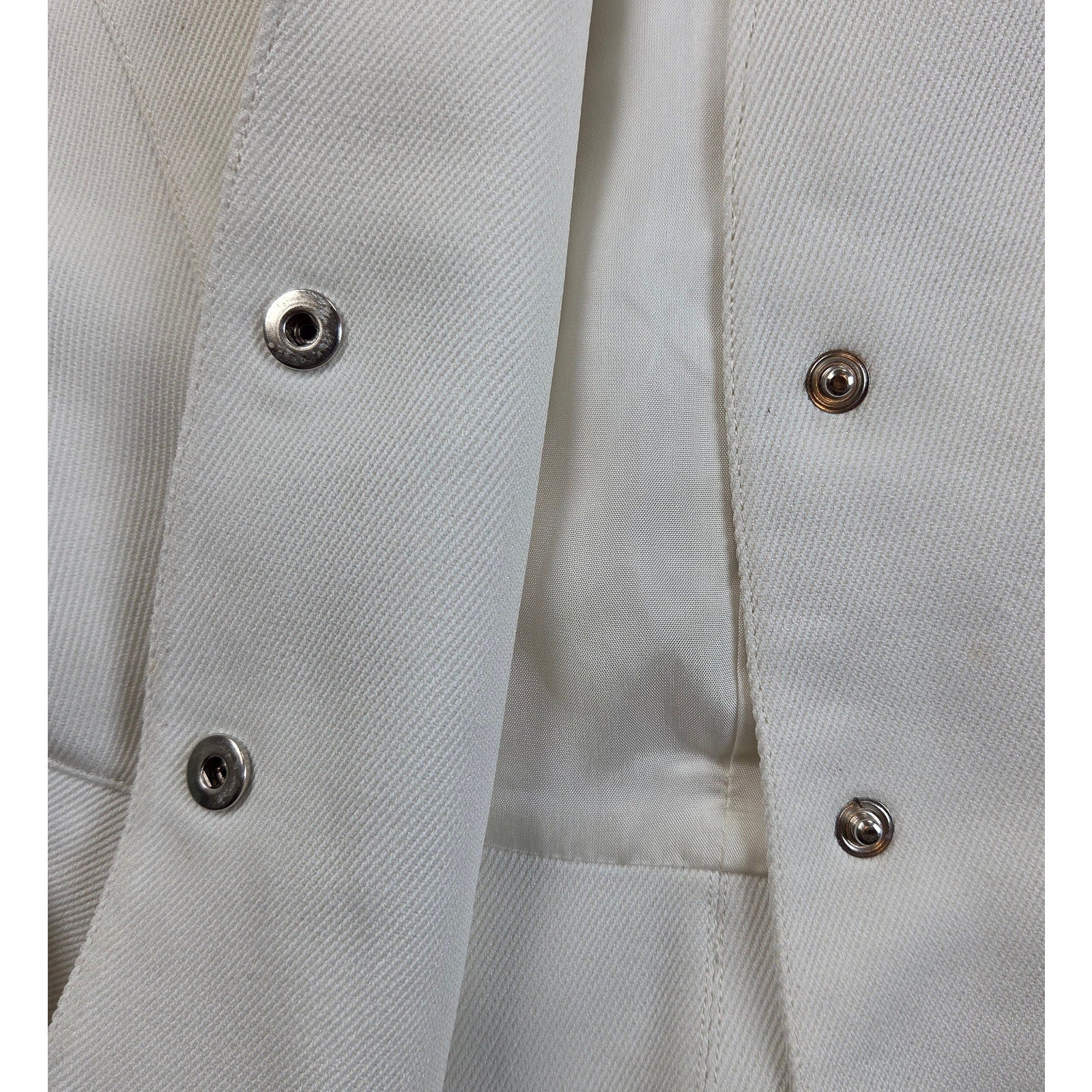 Thierry Mugler Paris R3063 T353 Peplum Jacket France 42 Star Snap Vintage