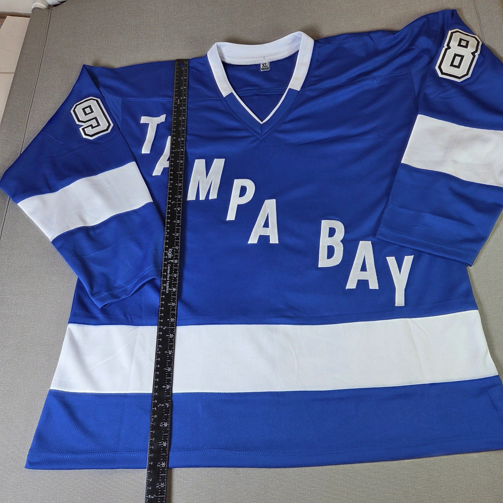 Mikhail Sergachev Autographed Lightning Custom Jersey XL JSA 2X SC Champ