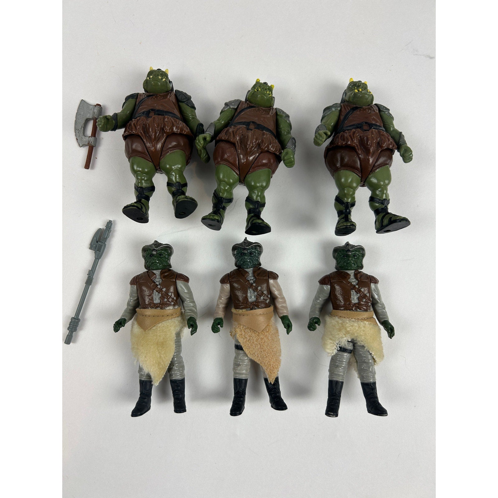 Vintage Kenner Star Wars Lot 30 Boba Leia Boushh Jawas + Vader Case