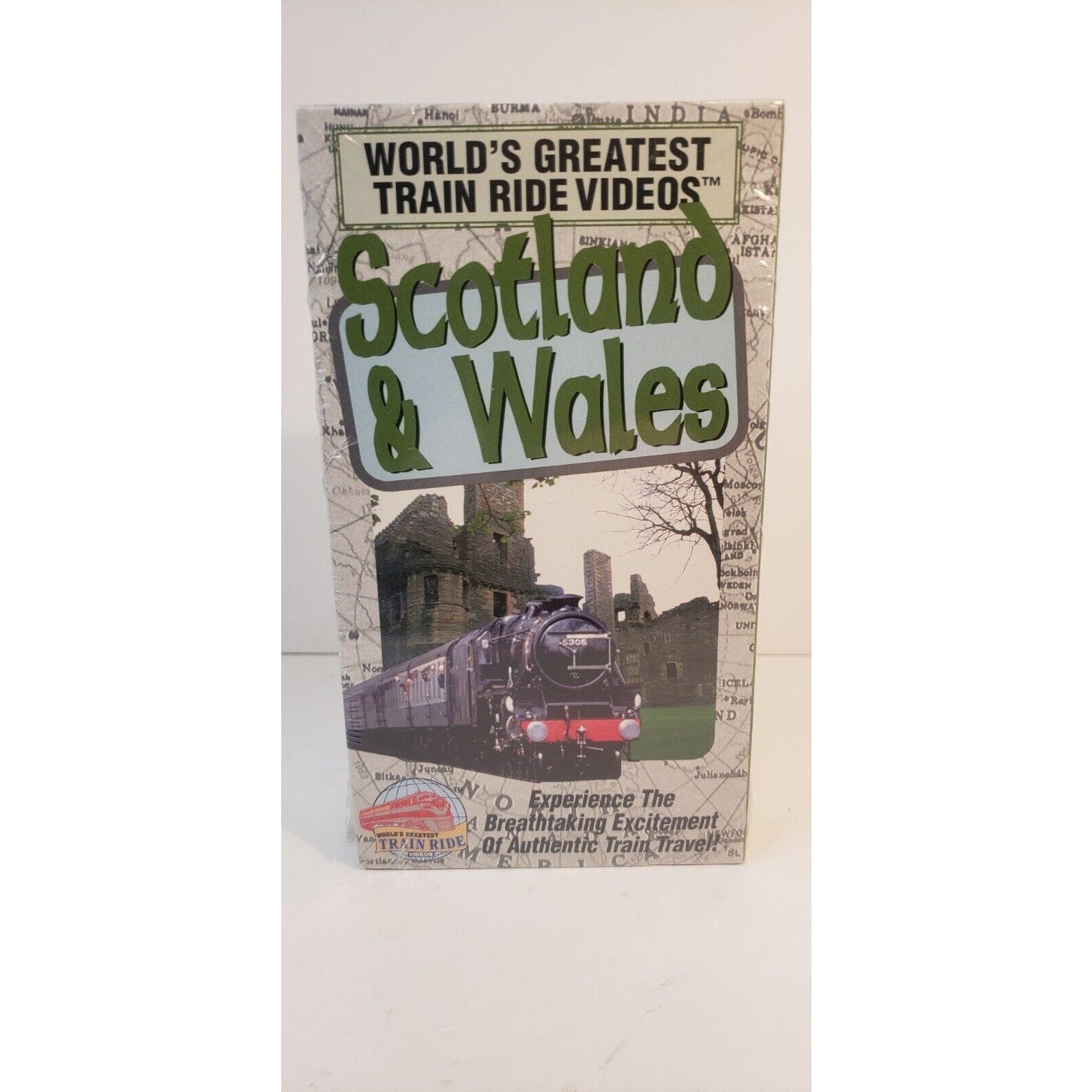 World's Greatest Train Ride Videos Scotland & Wales Railroad VHS New