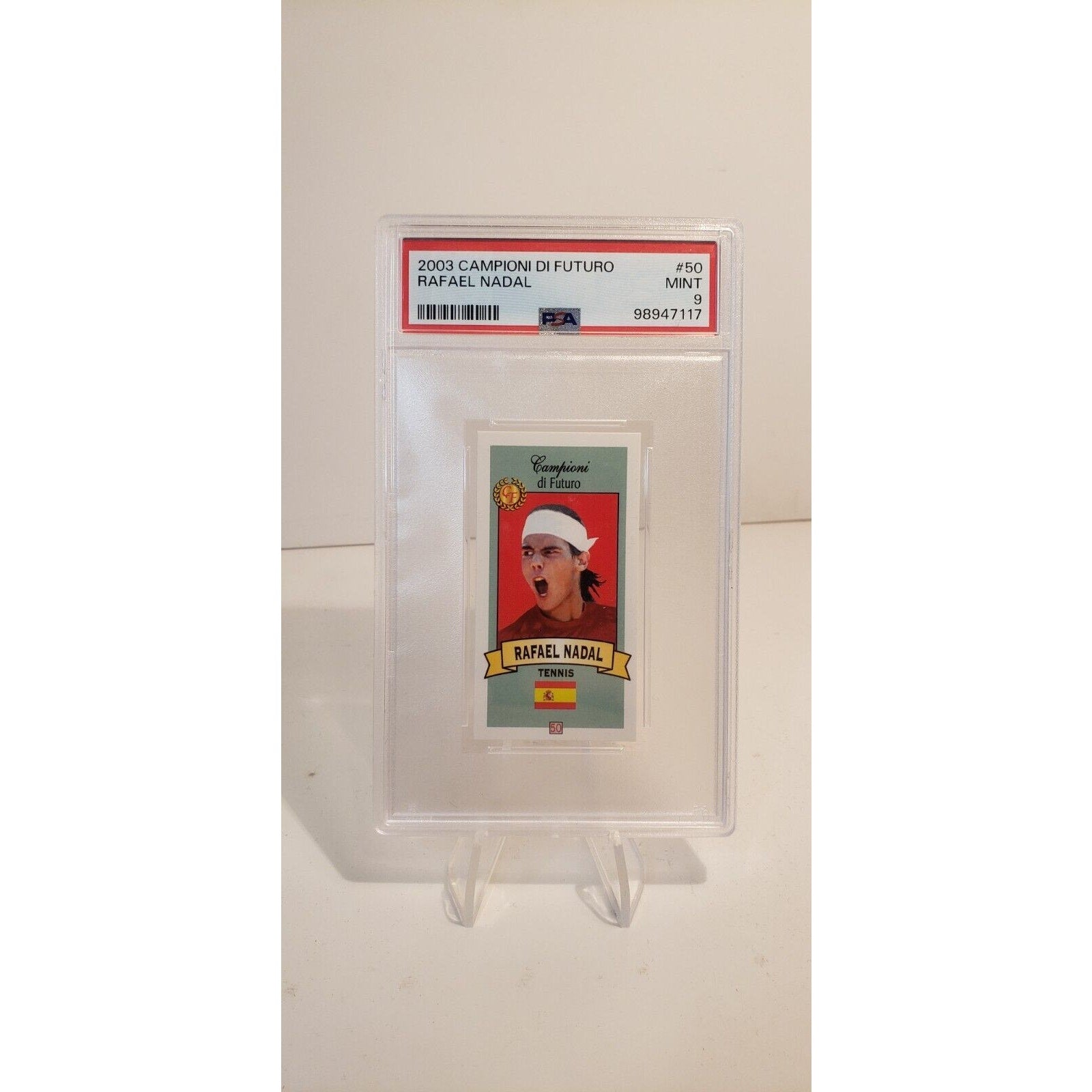 2003 Campioni di Futuro #50 Rafael Nadal PSA 9
