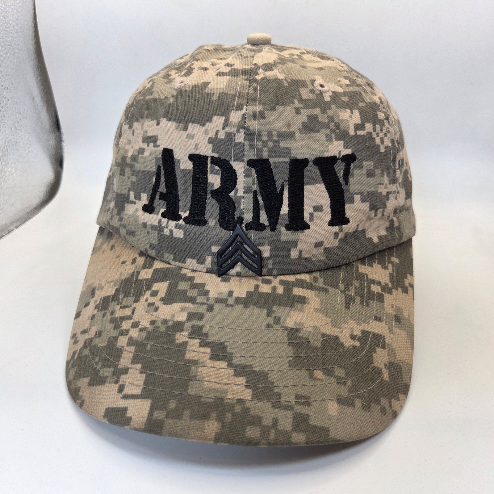 Mitchell Proffitt US Army Digital Camo Hat Adjustable Hook Loop Military Cap