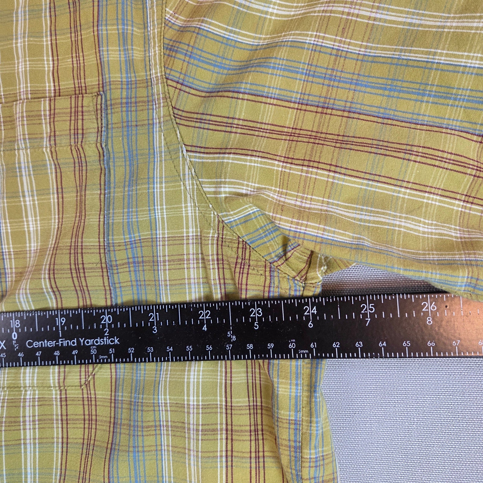 Columbia Sportswear Plaid Button Down Shirt Men’s XL Short Sleeve Cotton