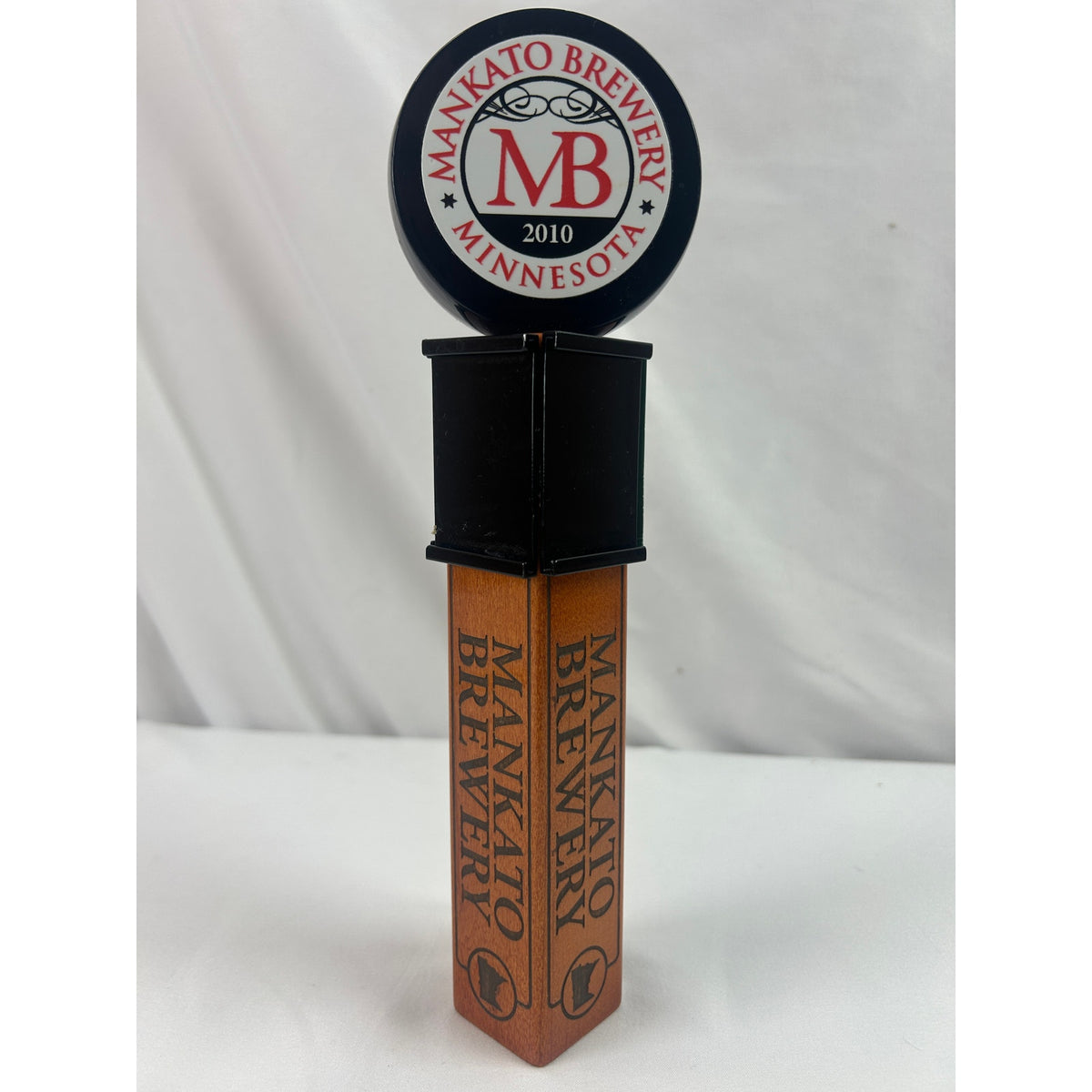 Mankato Brewery Haymaker IPA Beer Tap Handle Minnesota Wood Breweriana 10in