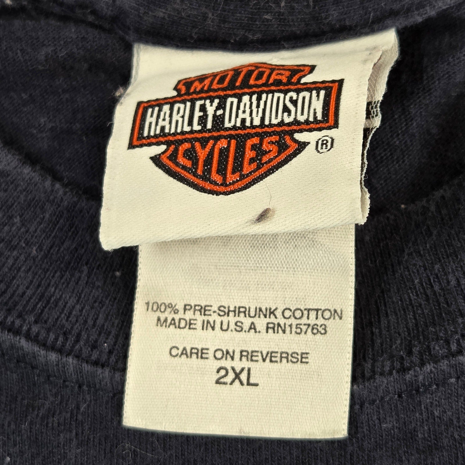 Harley-Davidson 2009 Windy City Chicago Pinup Long Sleeve T-Shirt 2XL USA