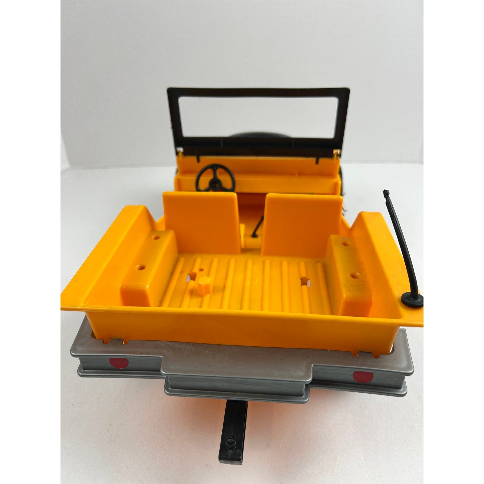 Vintage Kenner Steve Scout Jeep Trailer & Snowmobile Set 1970s Toys