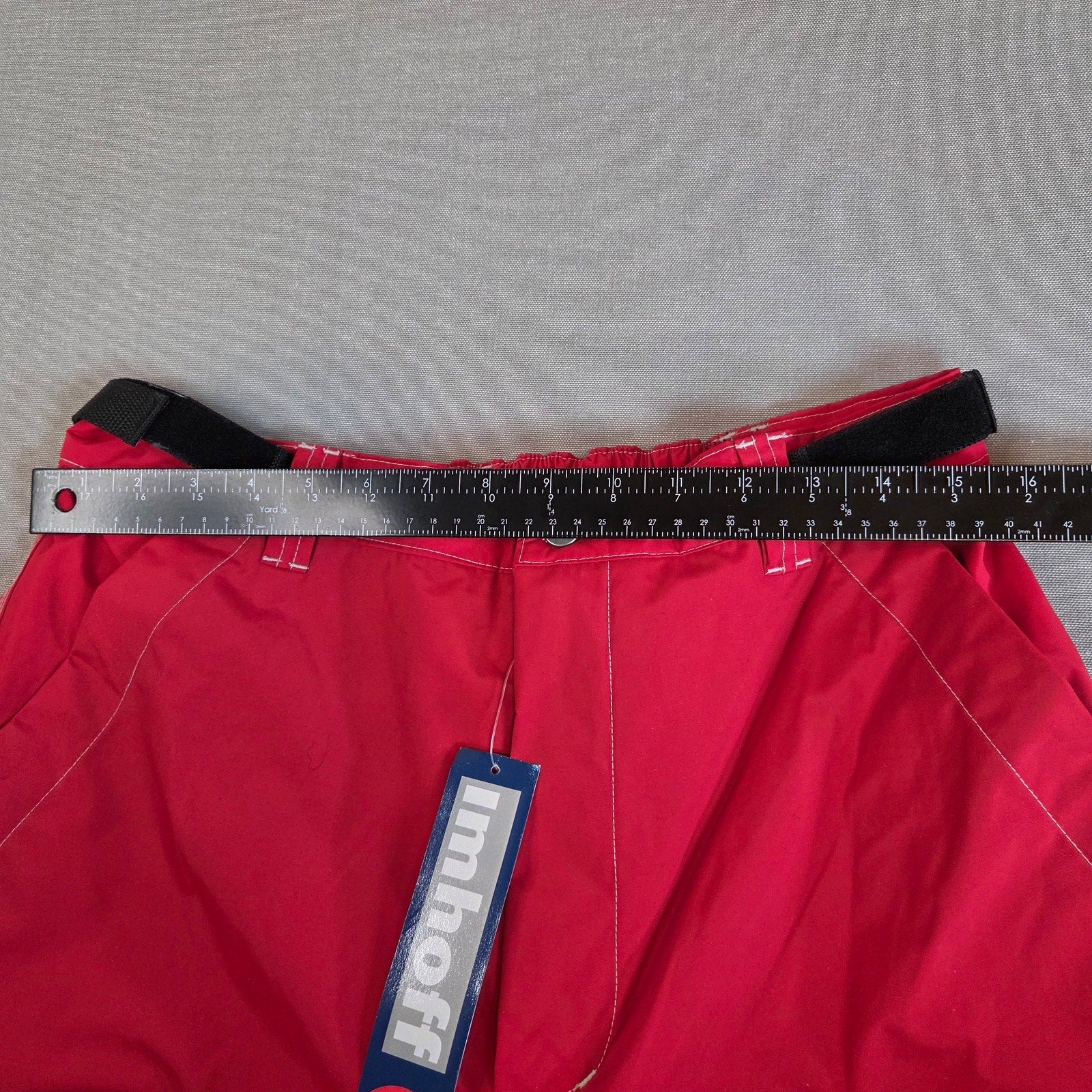 Imhoff Sailing Shorts NWT Mens L Red Marine Deck Gear Polyamide Pockets