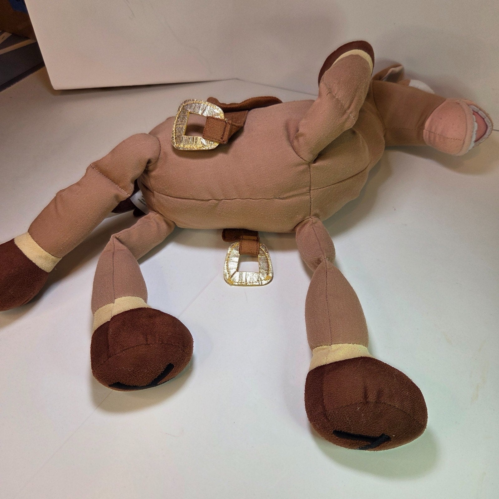 Disney Pixar Toy Story Bullseye Plush Horse 16" Disney Store VTG Brown Saddle
