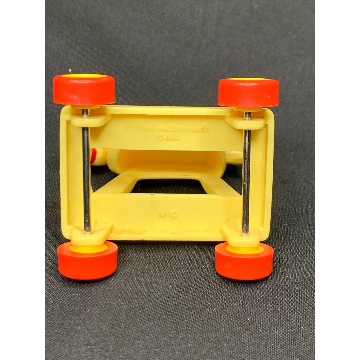 Vintage 1986 McDonald's Loving Family Yellow Rolling Horse Toy M10