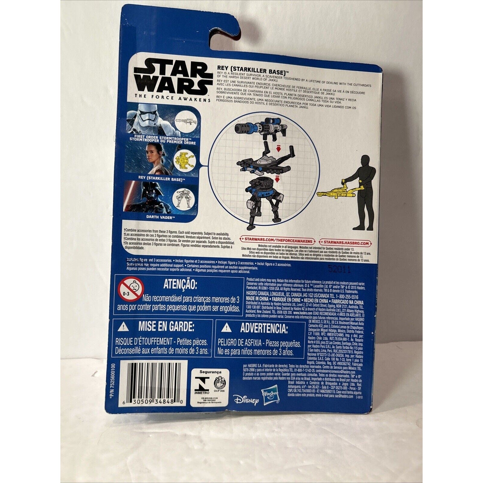 Star Wars 2015 The Force Awakens - Lot of 2 - Rey and Finn