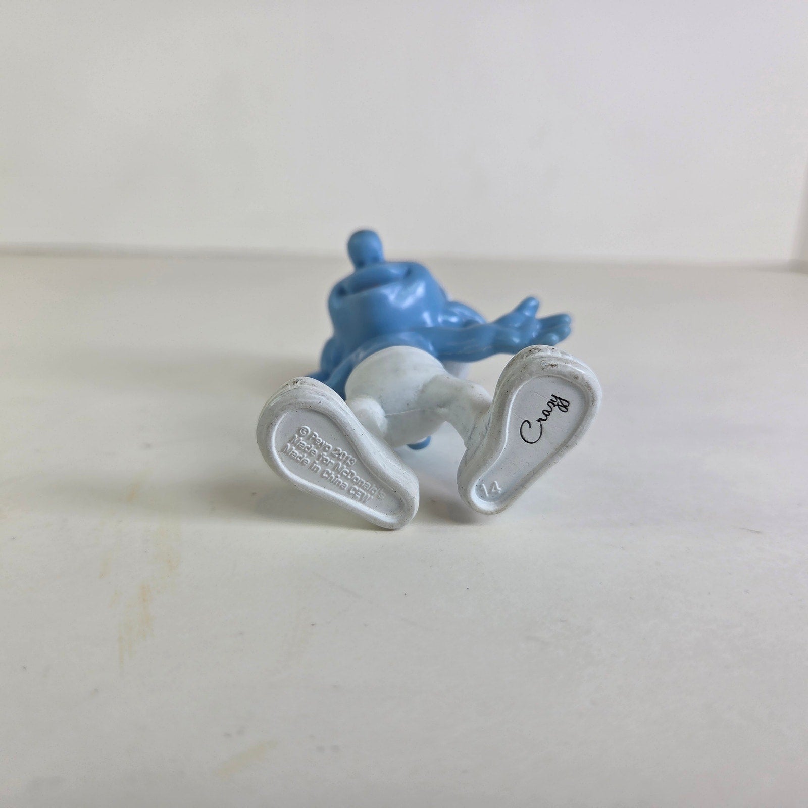 Smurfs PVC Figure – 2015 McDonald’s Happy Meal Toy, Blue & White, 3.5" Tall