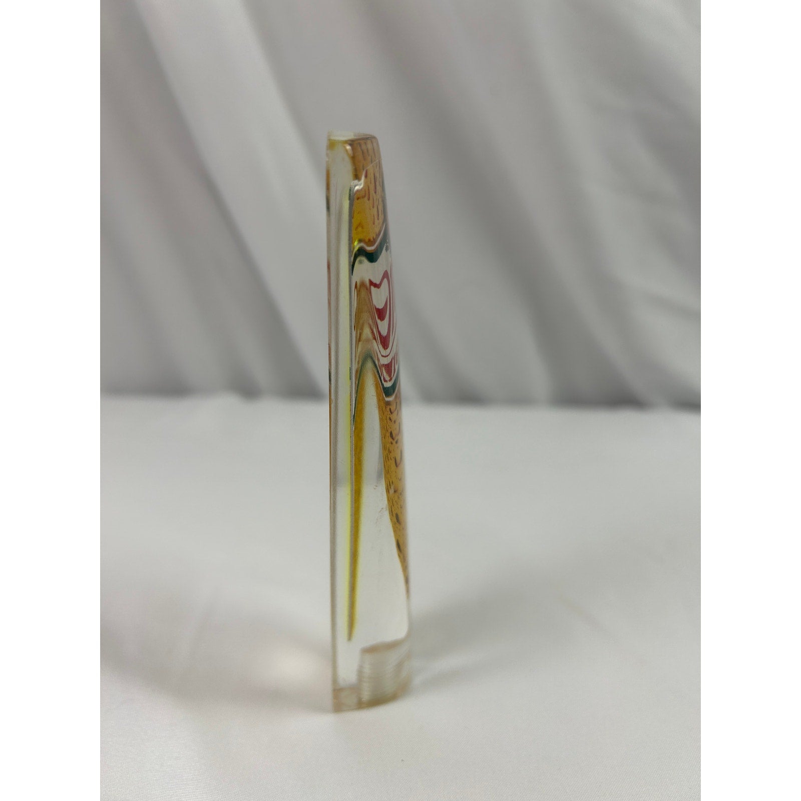 Vintage Miller High Life Clear Lucite Beer Tap Handle 5.75 Inch Breweriana