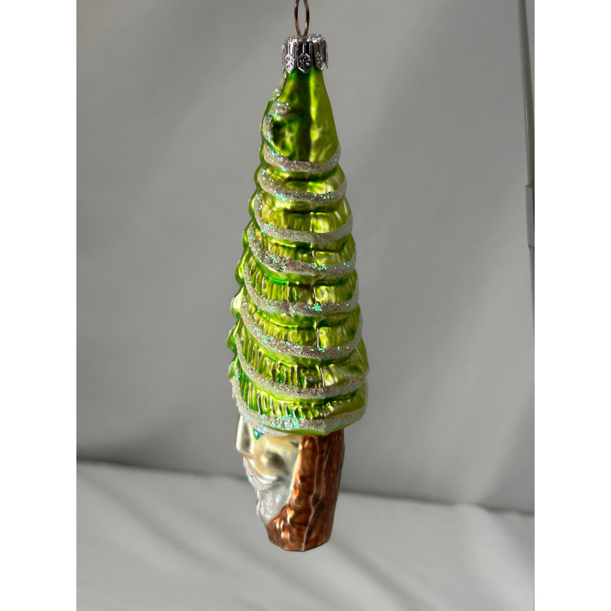 Christopher Radko Pine Tree Santa 1995 Glass Ornament 95-912-0 Retired 5.5"