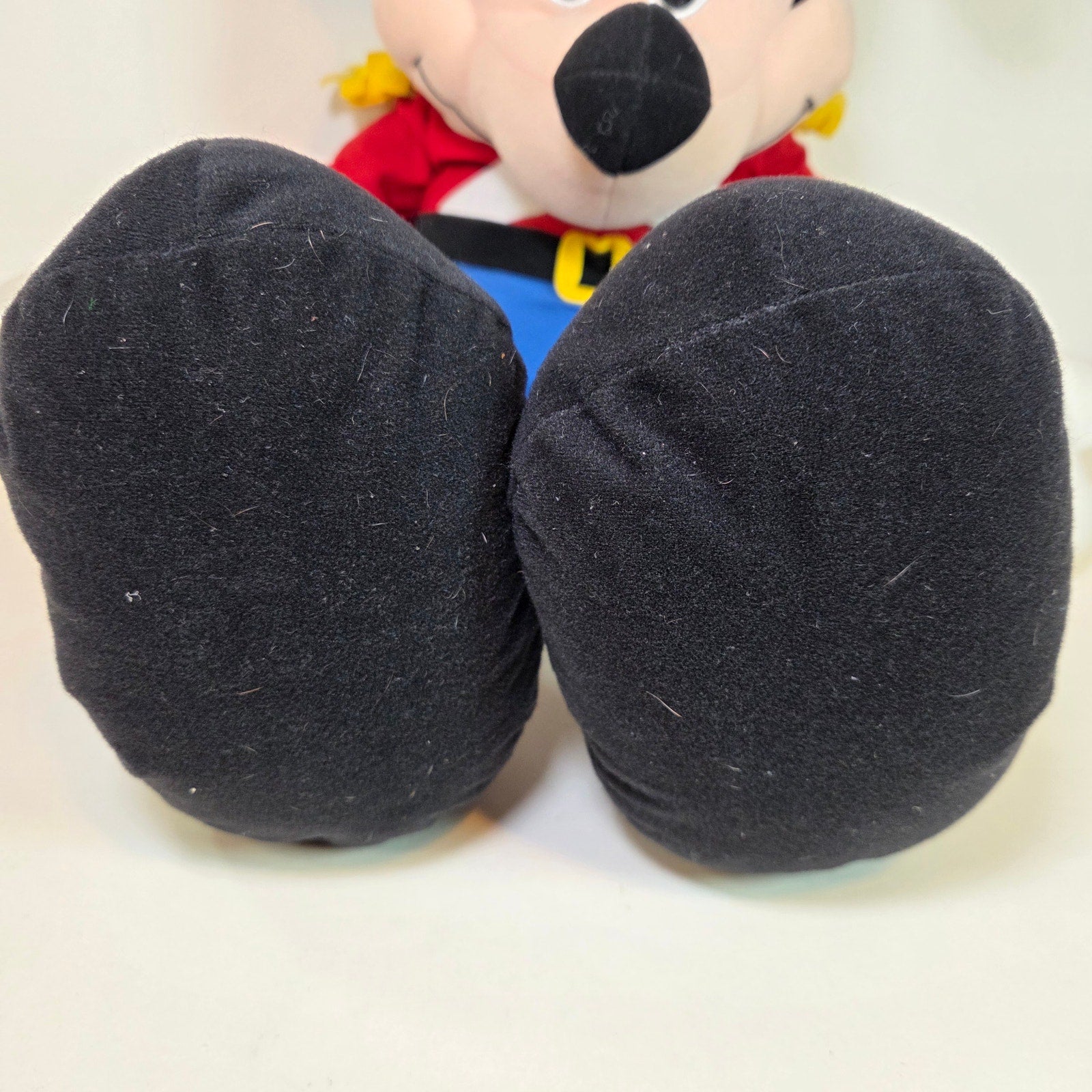Disney Store Mickey Mouse Marching Band Plush 20" Sitting Band Leader Red Hat