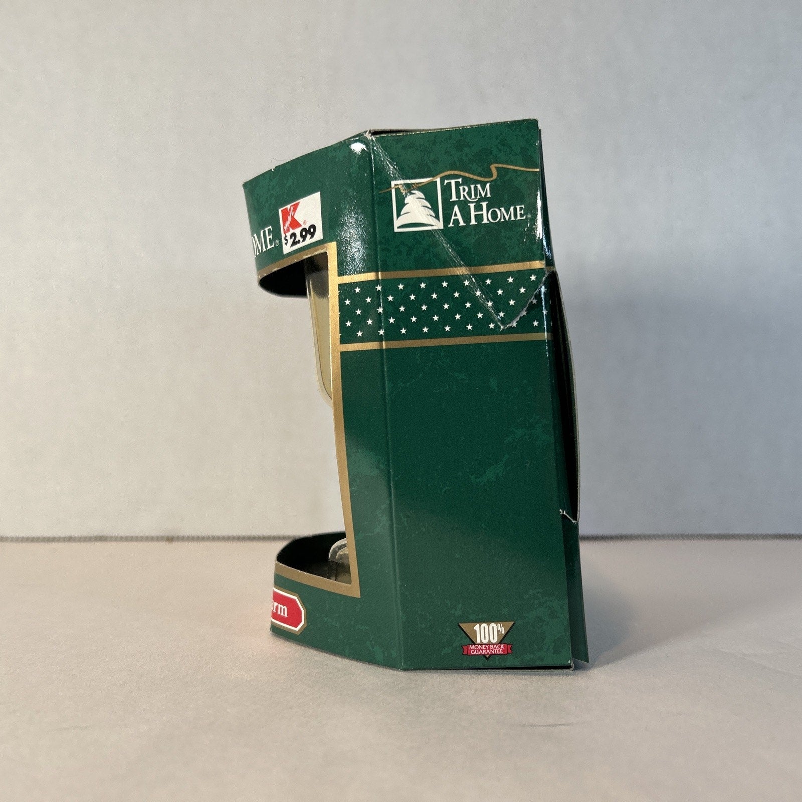 Vintage Trim A Tree KMart Christmas Tree Ornament Wine Rack Mouse Original Box