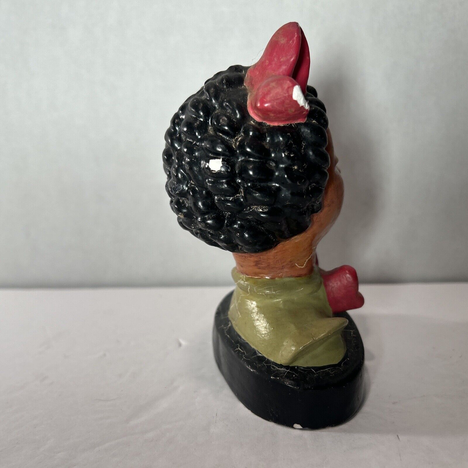 Vintage Chalkware Bust Pair – Goldscheider Style Asian Children Art Deco Figures
