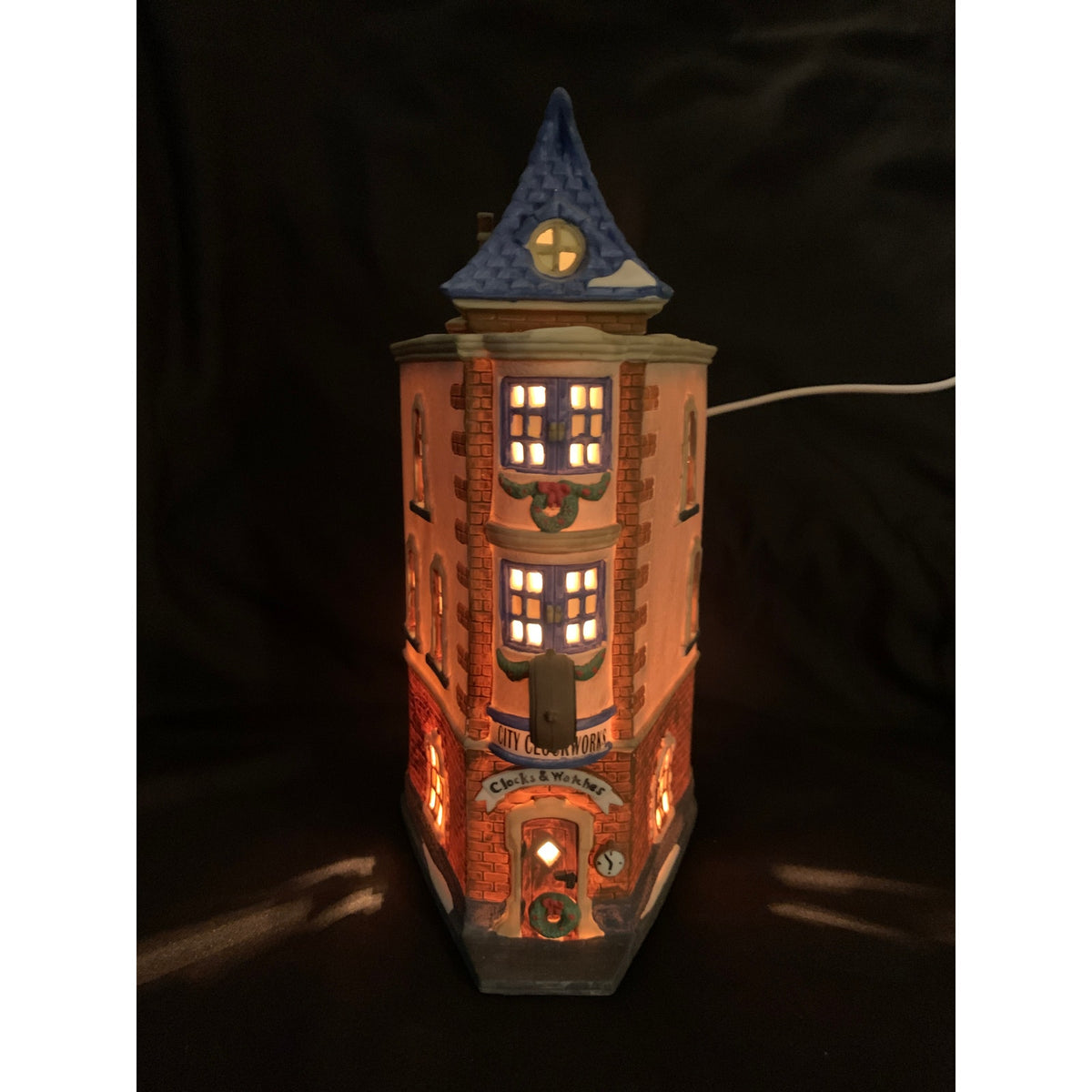 Department 56 City Clockworks 5531-0 Christmas In The City Lighted Building