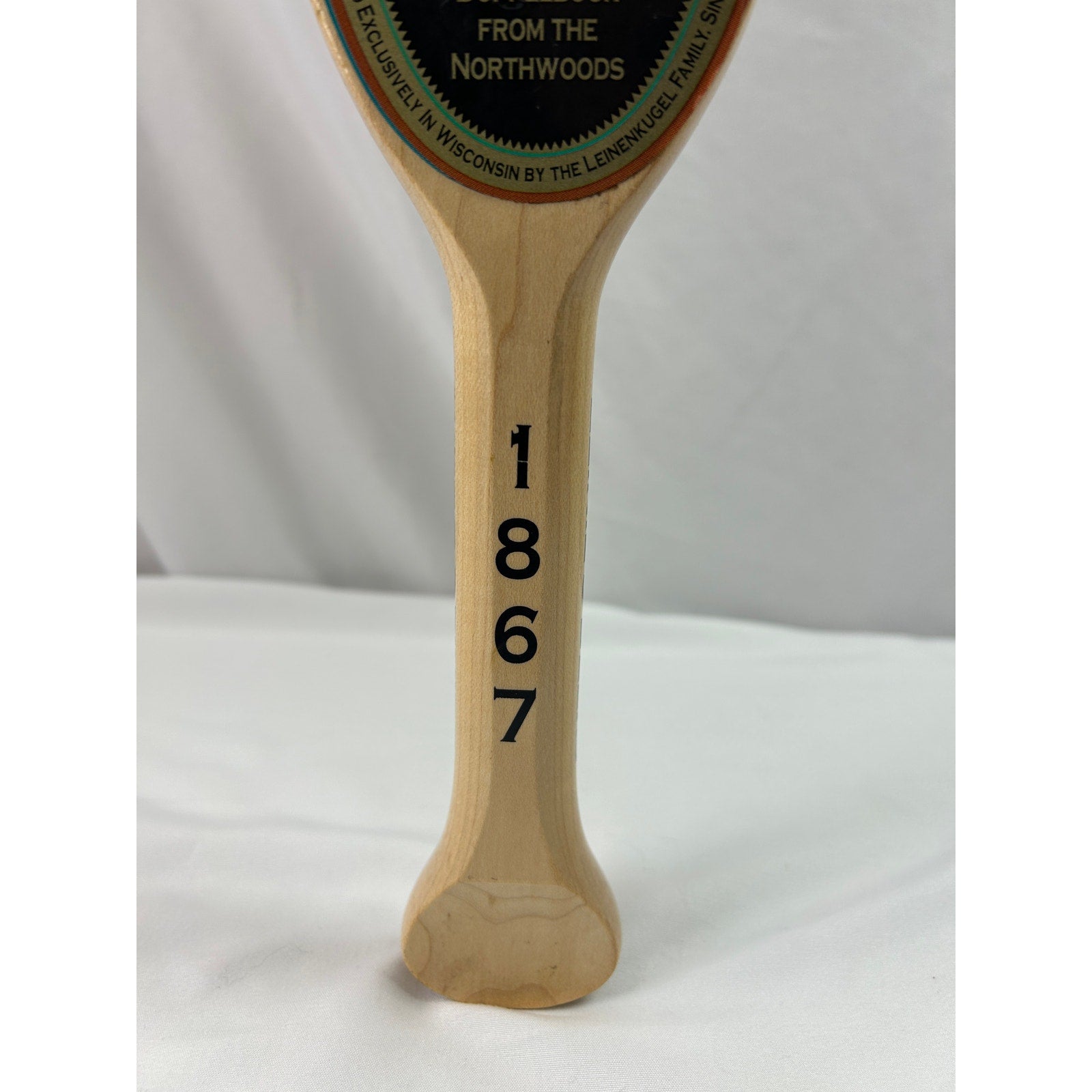 Leinenkugel's Big Butt Doppelbock Wood Beer Tap Handle Vintage 12 Inch