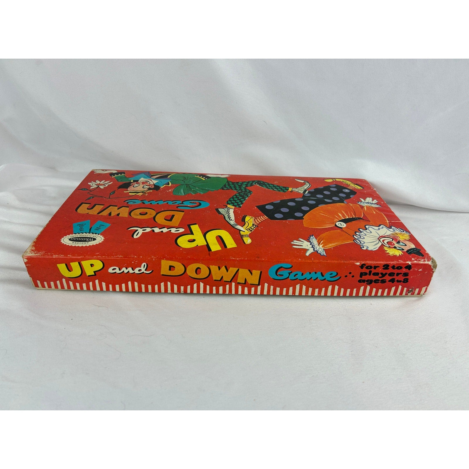 Vintage 1964 Whitman Up and Down Clown Board Game Complete w Box