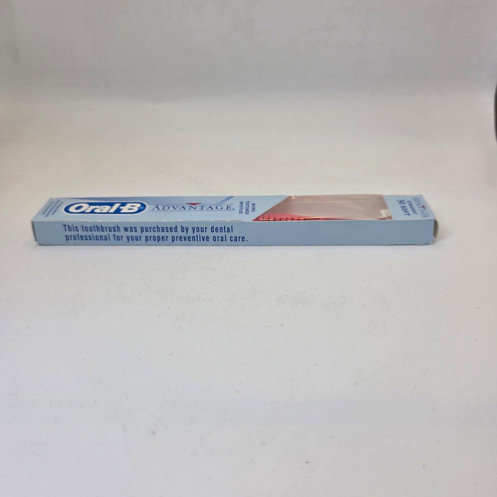 Oral-B Advantage Micro-Textured Toothbrush 30 Soft NOS 1996 Dental Promo