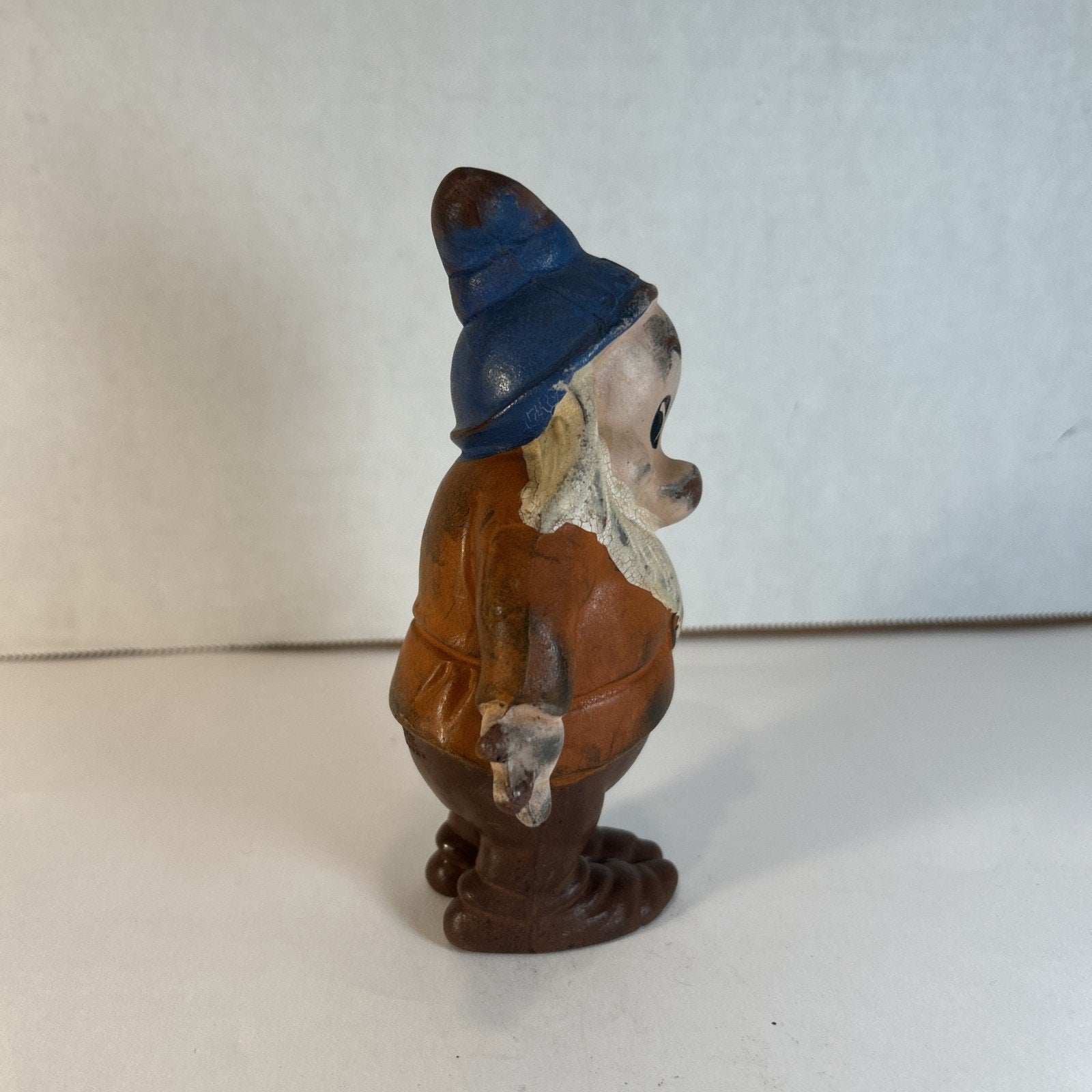 Disney Seiberling Rubber Bashful 1930s 6in Snow White Dwarf Vintage Figurine