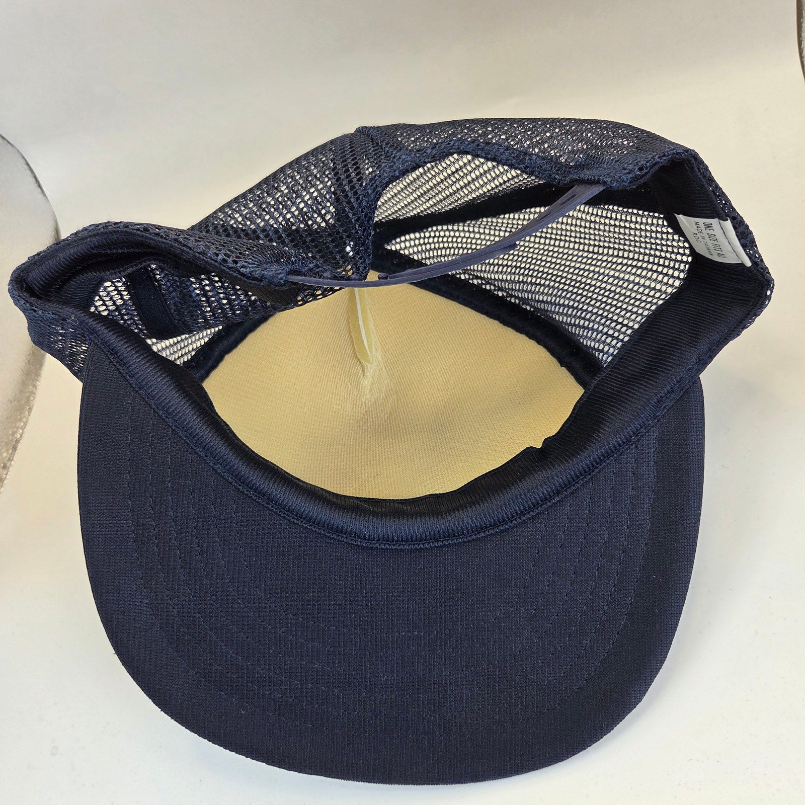 Vintage Mackinac Island Michigan Trucker Hat Foam Mesh Snapback Taiwan R.O.C.