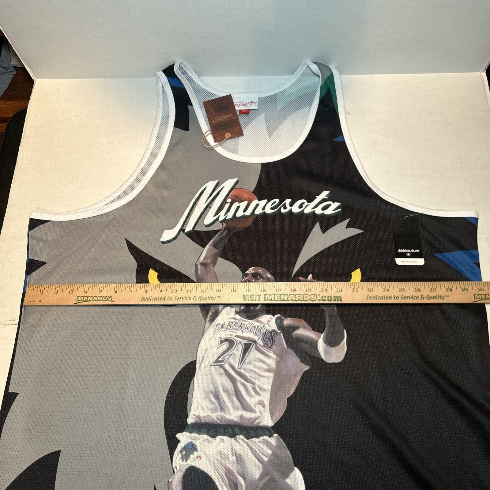 Kevin Garnett Timberwolves Mitchell & Ness NBA Sublimated Player Tank Size 5XL