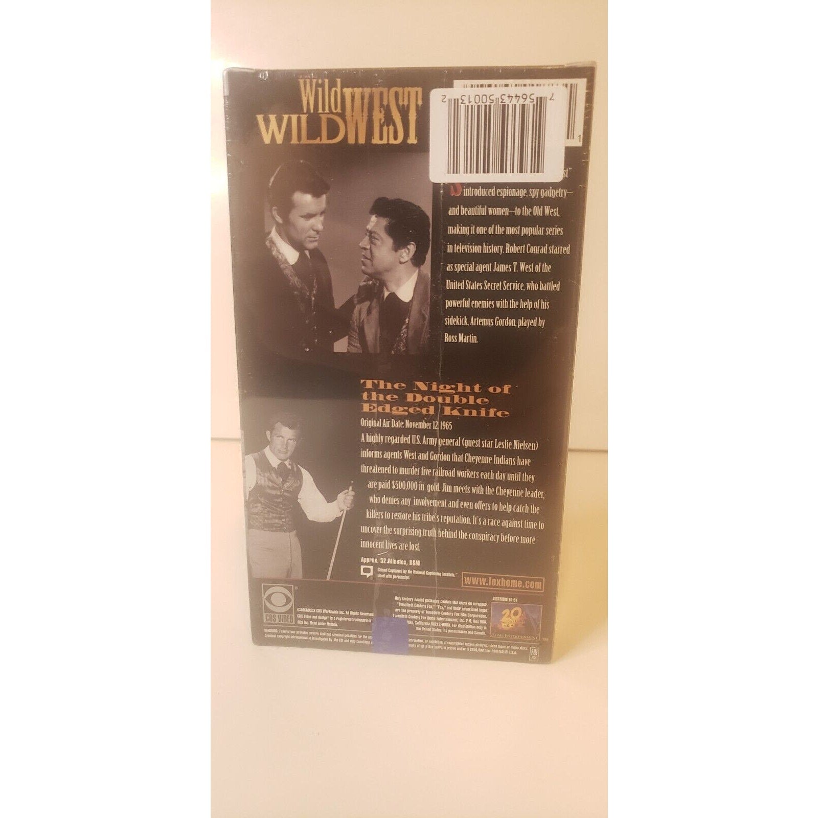 The Wild Wild West Vol. 3 VHS New Sealed - The Night of th Double Edged Knife