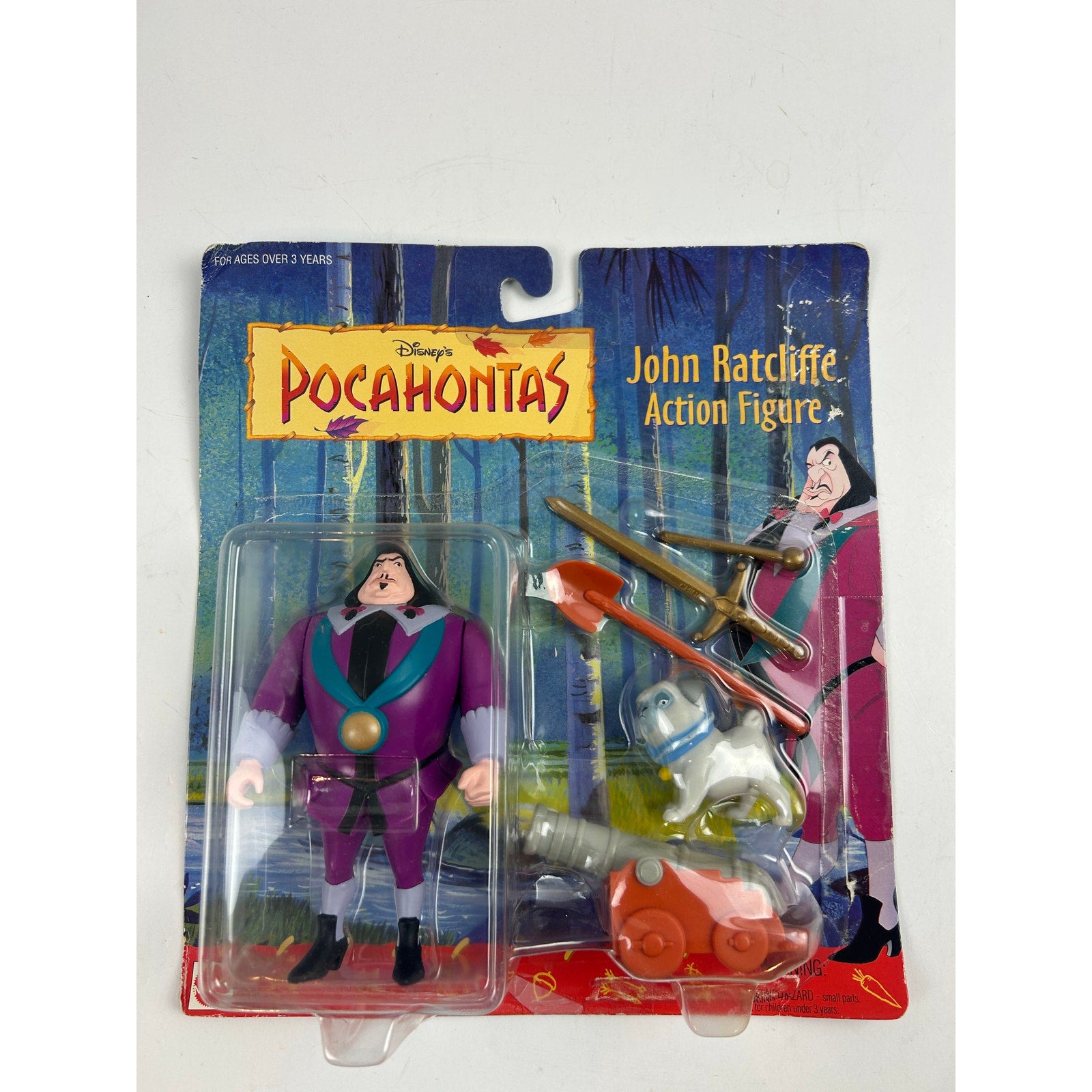 John Ratcliffe Vintage Pocahontas Action Figure Mattel 1995 New in Package